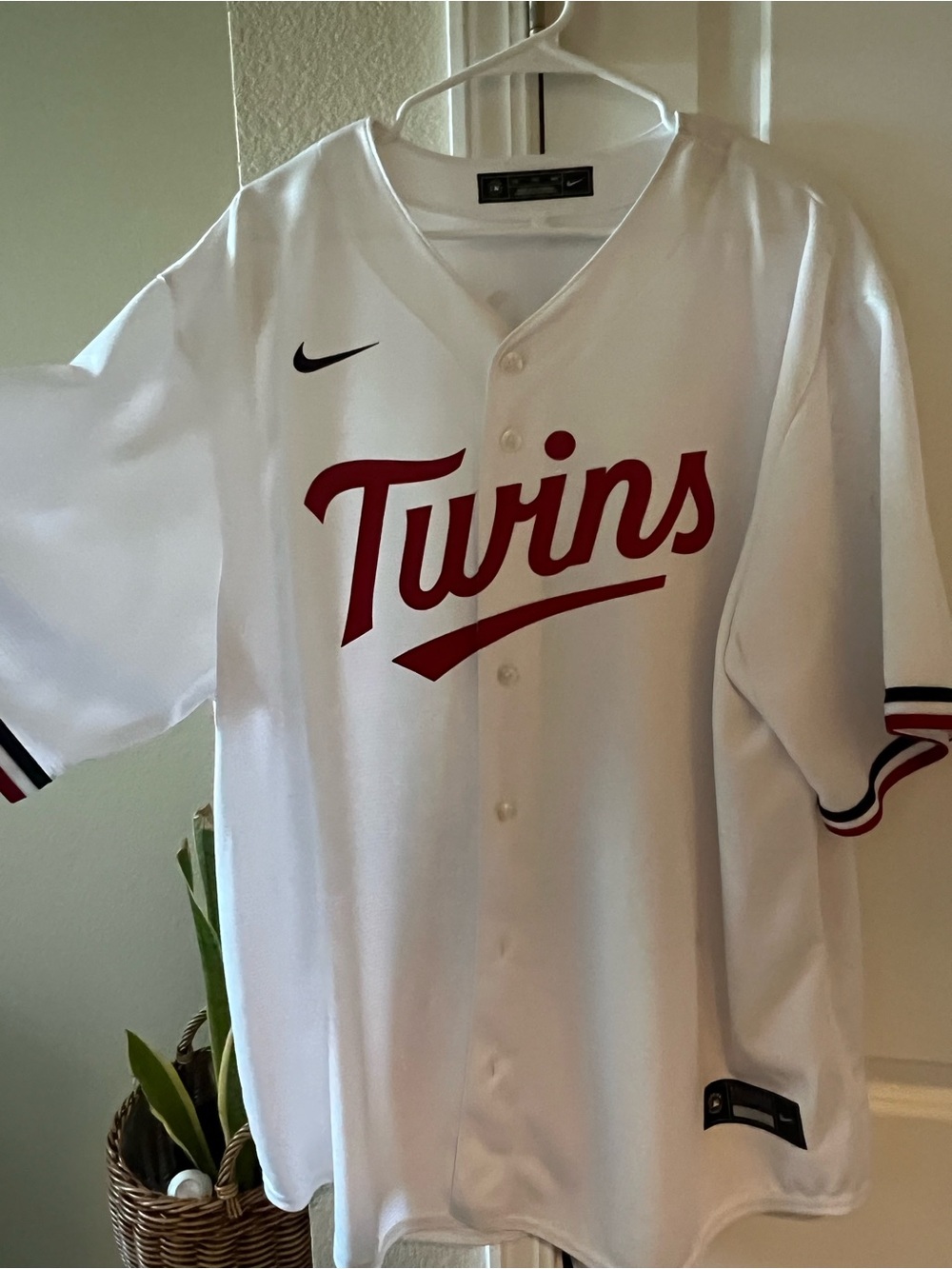 Nike Twins White Baseball Jersey - Carlos Correa
